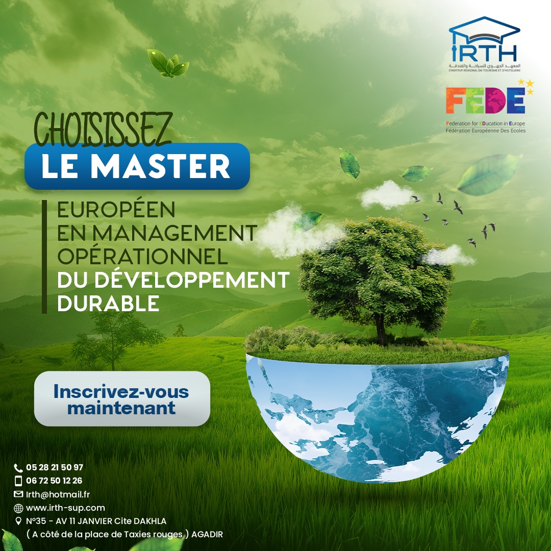 Mastère Européen En Management Opérationnel Du Développement Durable